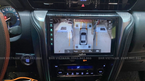 Màn hình DVD Android liền camera 360 Toyota Fortuner 2017 - nay | Fujitech 360 